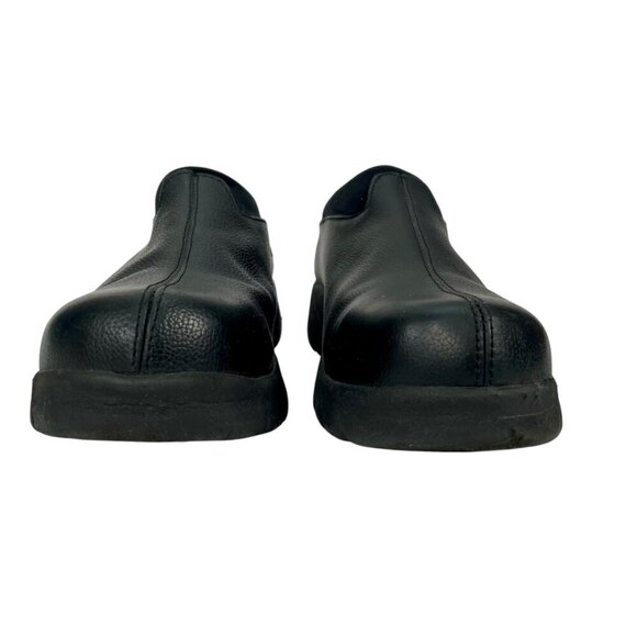 Carolina Slip Resisant Black Leather ESD Steel Toe Slip-On Work Shoes Womens 8.5 - Picture 4 of 13